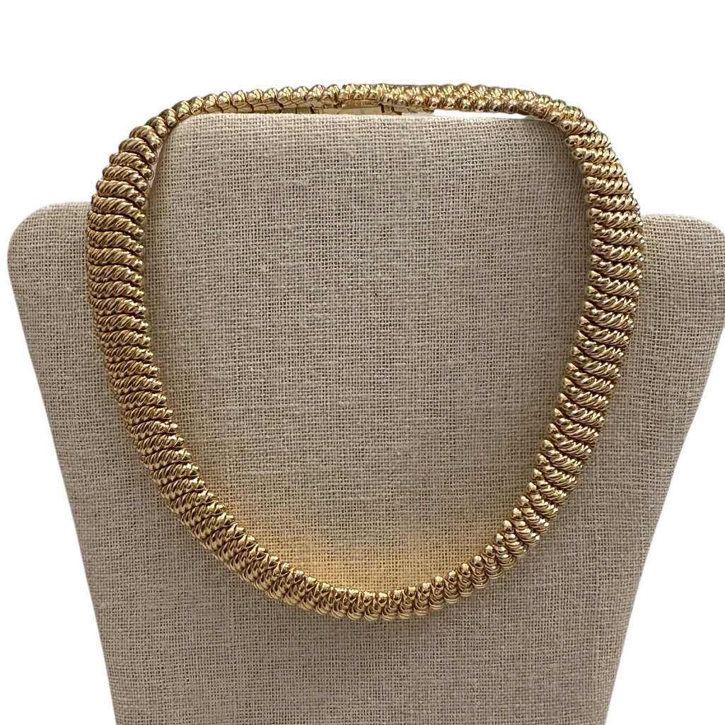 Vintage Gold Tone Ciner Choker Necklace